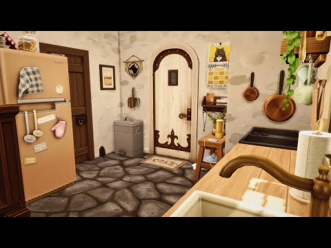 Cottage Farmhouse 🌷 The Sims 4 Build 🌷 Cozy No Commentary Gameplay Longplay