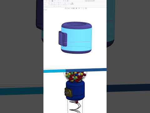 🍬 SolidWorks Gumball Machine – Master Model Magic! (Part 3) ✂️🔥 #SolidWorks #Modelling #Gumball