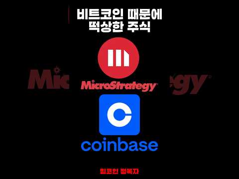 비트코인 때문에 떡상한 주식