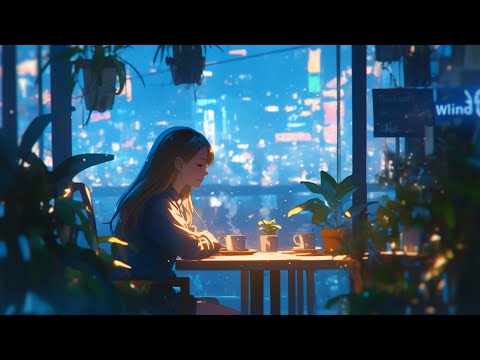 Coffee Shop Ambience with Smooth Jazz Music - Relaxing Jazz Music & Rain Sounds