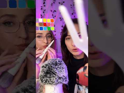 Color challenge with @taylors_asmr ☺️ #asmr #relax #sleepsounds #sleep #tingles #asmrsounds
