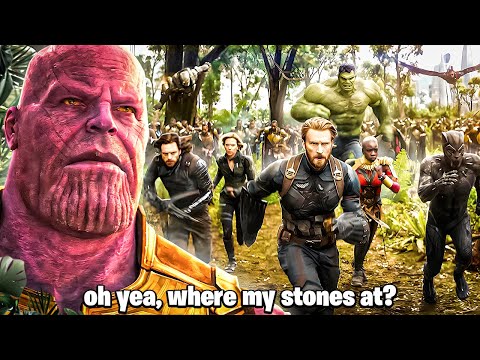 How THANOS & his SOLDIERS robbed the AVENGERS of the INFINITY STONES on EARTH