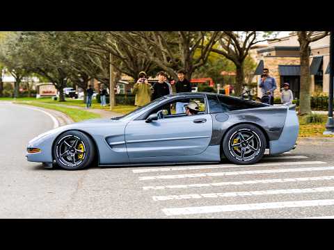 Cars & Coffee Winter Garden | Pullouts and Flybys on that hitstick!! | February 2025