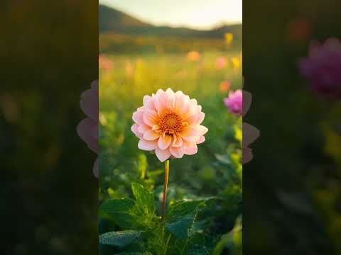 A growing flower #aigeneration #klingai #nature #spring #flower