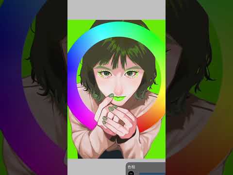 ❄️Color wheel trend やってみた！ ❄️ #colorwheelchallenge #イラスト #shorts