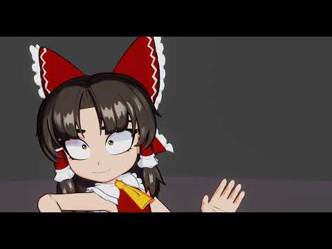 owie brain damage :c 【Touhou Blender animation】