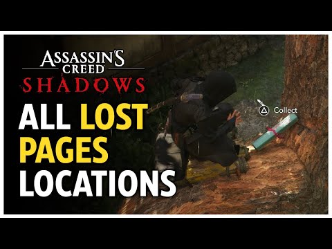 Assassin's Creed Shadows - All Lost Pages Locations (AC Shadows)