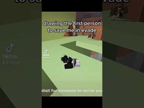 drawing the first person to save me in evade  #roblox #robloxart #evade