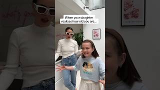 Tween reminding mum how old she is…