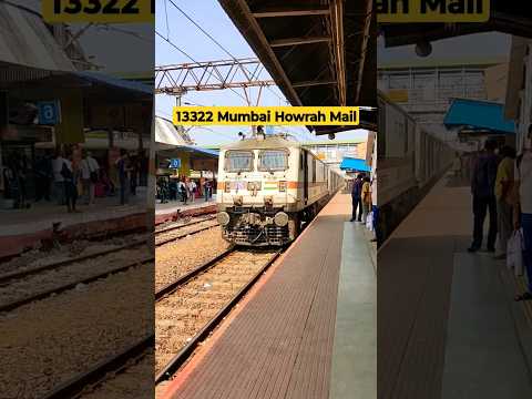 12322 Mumbai Howrah Mail Arrived Burdwan 🚂🚃 #shorts #viral #trending #train #youtubeshorts