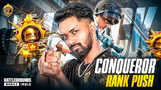 CONQUEROR RANK PUSH AND CONTROVERSY | BGMI LIVE