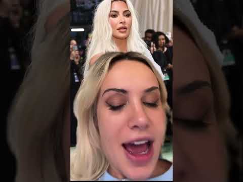 Exposing Kim kardashian at the MET GALA #metgala #kimkardashian