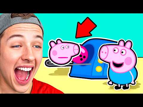 100 Minutes Of Minecraft Peppa Pig Try Not To Laugh Challenge!