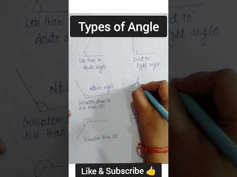 Types of Angles | Maths Shorts #typesofangles #shortsfeed #viralmaths #viralshort #cbse #class8maths