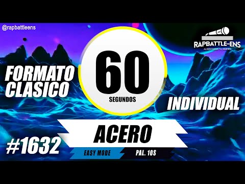 🎤 Formato FMS Individual 🔥 Base de Rap Para Improvisar Con Palabras | ENTRENAMIENTO FMS #1632