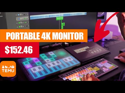 TEMU's 4K Portable Monitor
