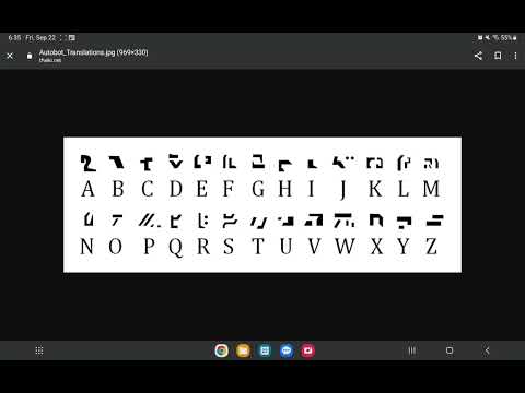 Autobot language