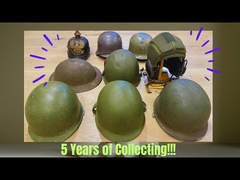 My ENTIRE Military Helmet Collection!!!