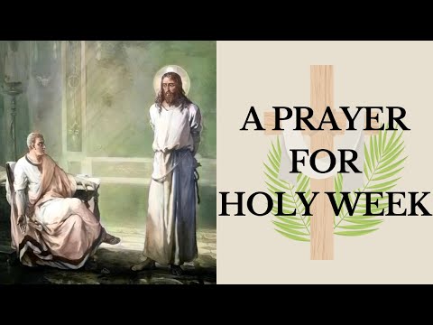 A Prayer for Holy Week to the Blessed Holy Trinity