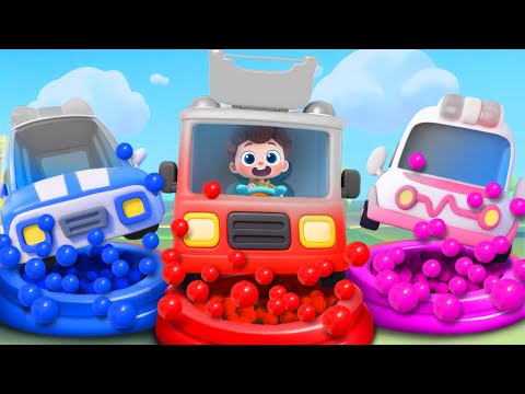Learn Colors with Cars | The Color Song | Nursery Rhymes & Kids Songs | BabyBus