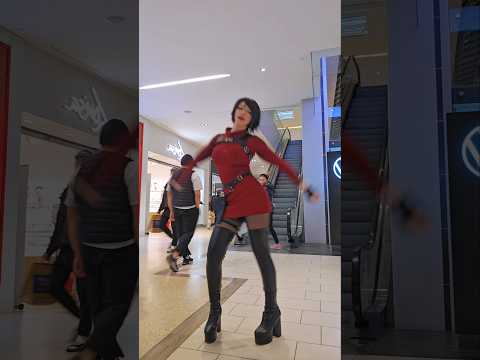 Cosplay in public reactions 🤣 #adawong #residentevil #cosplay #diva #dancechallenge