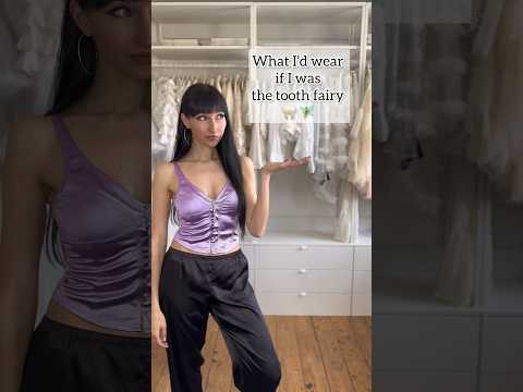 Styling a tooth fairy outfit #shorts
