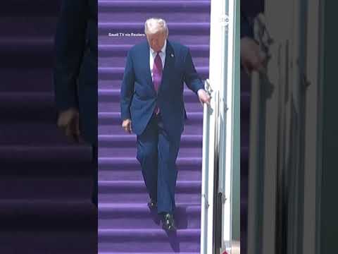President Trump arrives in Saudi Arabia to kick off Gulf tour