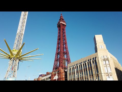 sunny blackpool  2nd jan 2025 lets have a walk around blackpool  Happy new year all