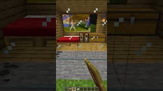 Minecraft Fake Wall?🤔 #minecraft #shorts