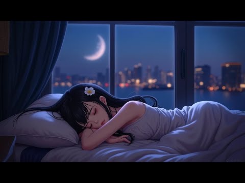 sleep tight with soothing piano and rain