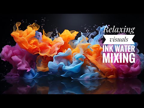 Abstract Liquids 5 - Ink Water Mixing - Relaxing Visuals - Abstract Colors