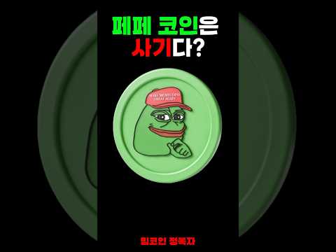페페 코인은 사기다?