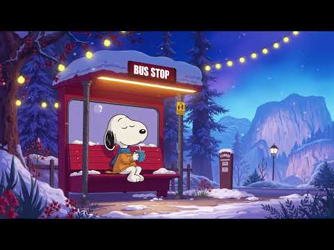 Snoopy Lofi Beats ⛄ Chill and Relax with Smooth Hip Hop Sounds for the Perfect Winter Escape
