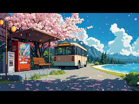 Positive Day 🌻 Aesthetic Spring Lofi for Uplifting Your Mood 🌸 [Lo-fi Hip Hop beats relax/study]