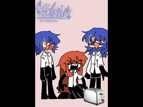 Broken toaster 🍞✨🇲🇾🇮🇩🇵🇭#countryhumans #animation #flipaclip #goofy