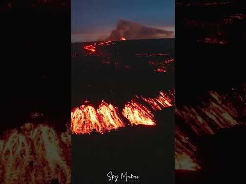 Mauna Loa Hawaii Eruption 2022 #bigisland #hawaii #maunaloa #maunaloaeruption #hawaiivolcanoes