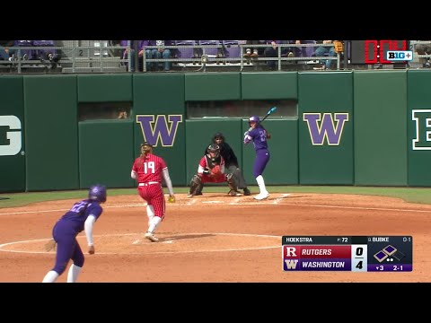 Softball: UW vs Rutgers, Gm 1, 03/22/25