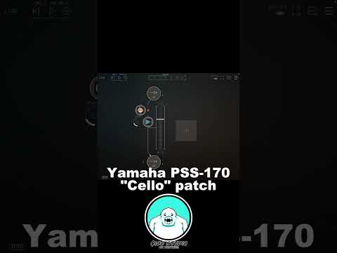 This Old Synth Yamaha PSS 170 w FX on the iPad  #iosmusic #yamahasynth