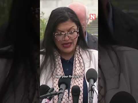 Rashida Tlaib Breaks Down Reciting Mahmoud Khalil's Letter To Newborn Son