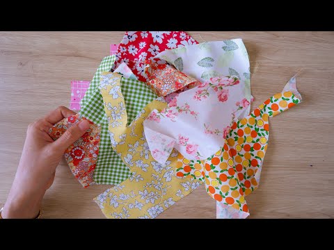 Useful Item Made From Left-over Fabric | Sewing Projects Ideas