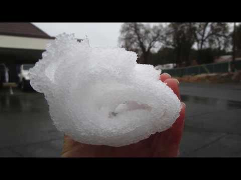Lake Tahoe Ice Crystals and Snow Burrito