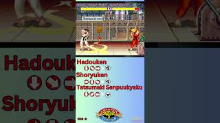 RYU  Move List ( Street Fighter 2 Champion Edition ) ARCADE