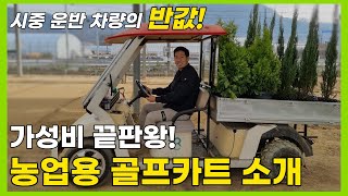 가성비 끝판왕 농업용 골프카트를 소개 합니다!