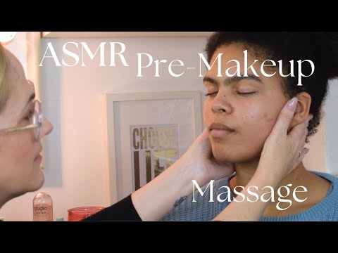 ASMR Makeup Artist Facialist's | Pre-Makeup Massage 💆 (no talk)