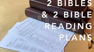 2 Bibles & 2 Bible Reading Plans