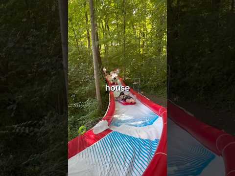 I built a Waterslide in my house!