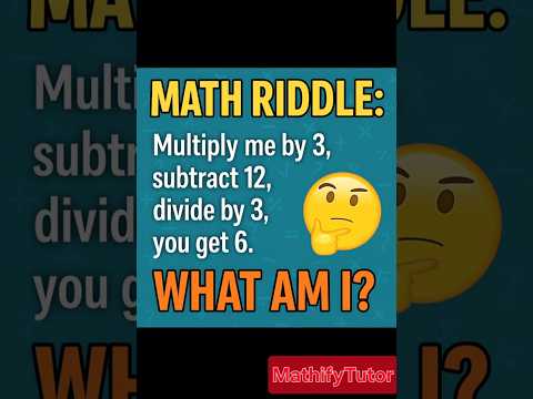 🎬 Can You Solve This Viral Math Riddle? | Todays Challenge!#MathRiddle  #MathifyTutorWorldwide