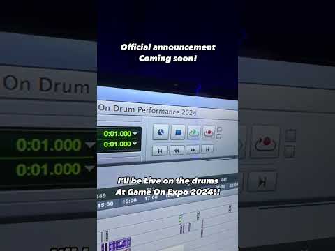 Come see me in concert!! Game On Expo 2024! March 15-17th #GameOnExpo #heinehouse #livedrums