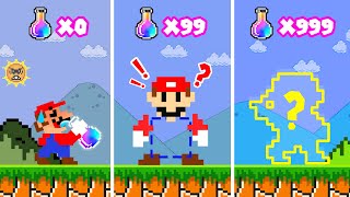 Super Mario Bros ! What if every Seed makes Mario became invisible!? | Ninja Mario