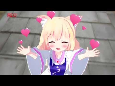 【東方MMD】妖怪尻尾もふり